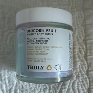 TRULY Unicorn Fruit Whipped Body Butter - White and Pastel Hues
